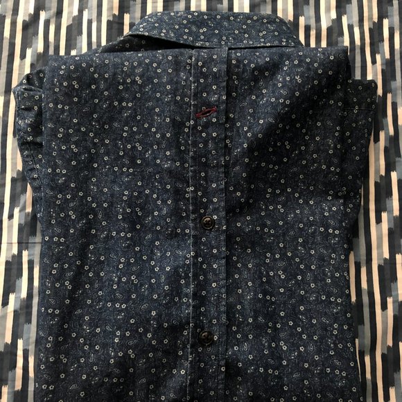 Hudson North Blue Button Up - Picture 4 of 4
